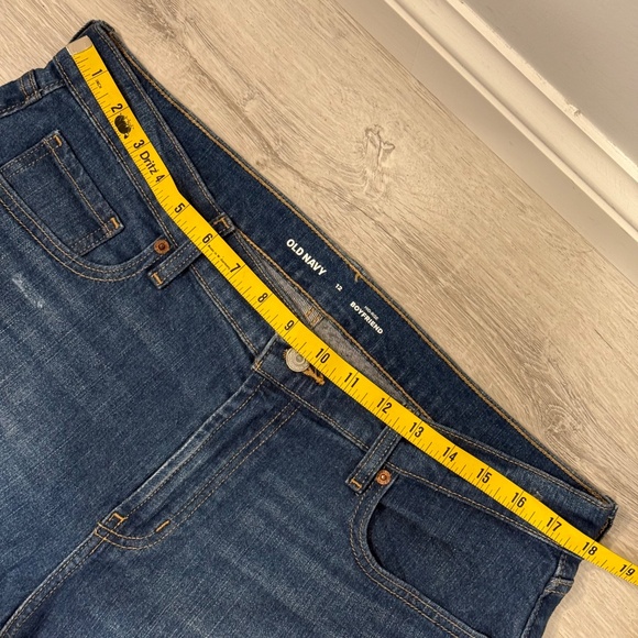 Old Navy Mid Rise Boyfriend Jeans Divine Size 12 - Picture 4 of 14